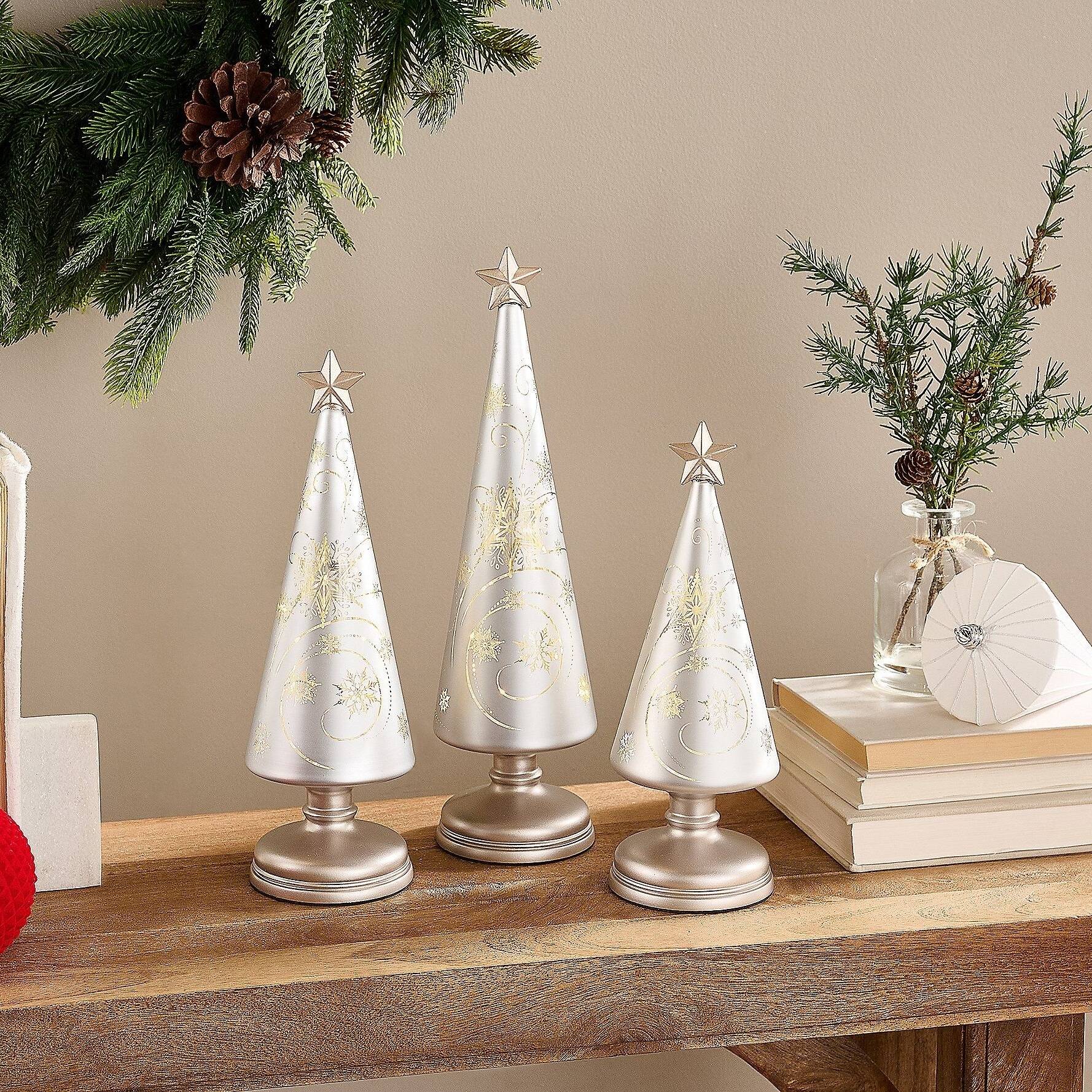 On Sale🔥Illuminated Swirling Snow Trees